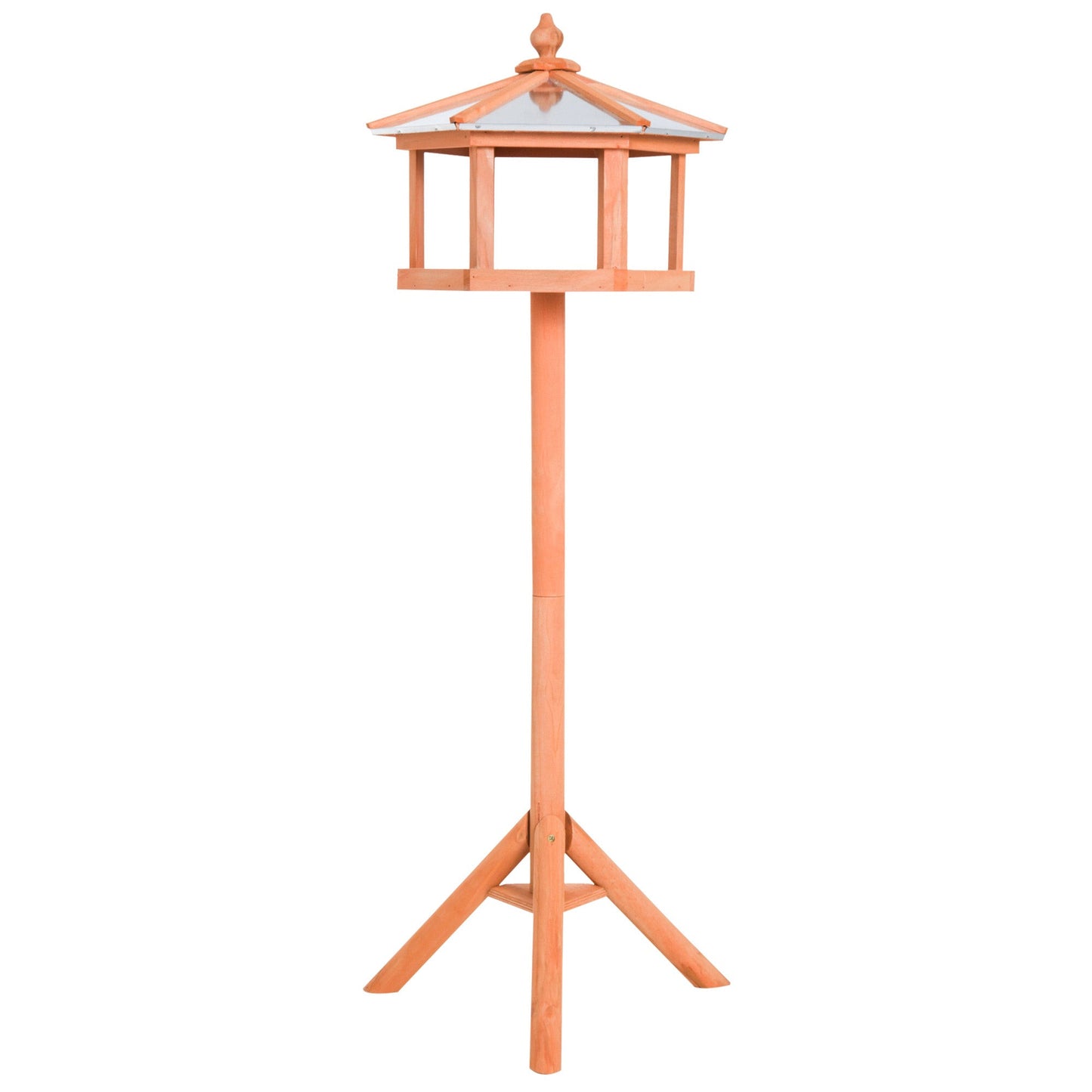 Bejing 113cm Bird Table Wood Natural by Pawhut