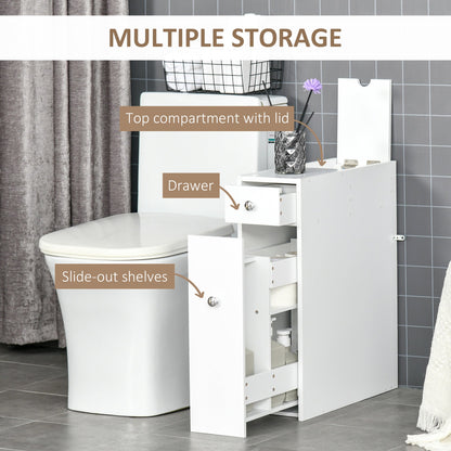 Bathroom Floor Storage Cabinet