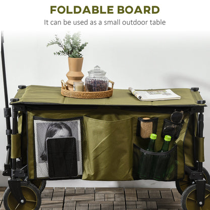 Folding Garden Trolley on Wheels