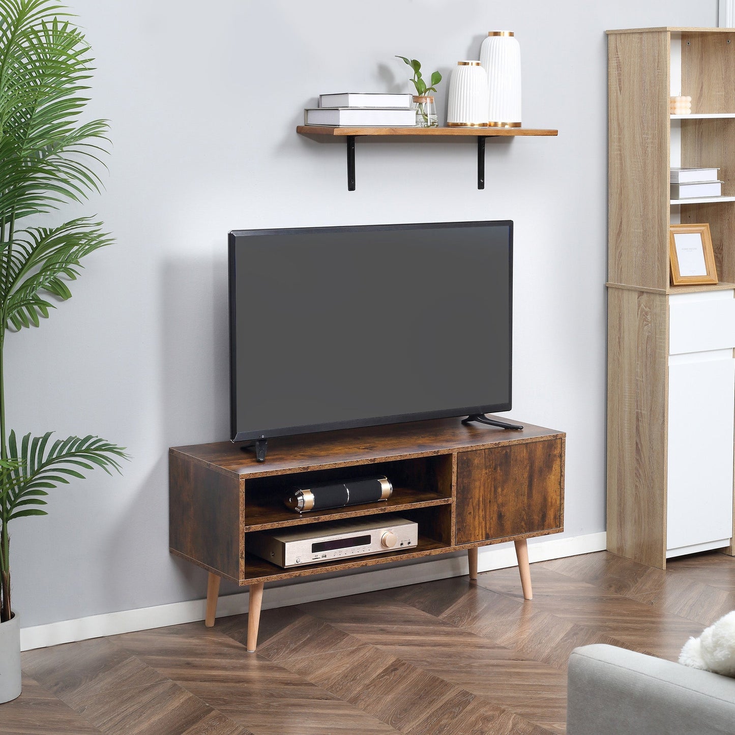 Wood-Effect TV Cabinet