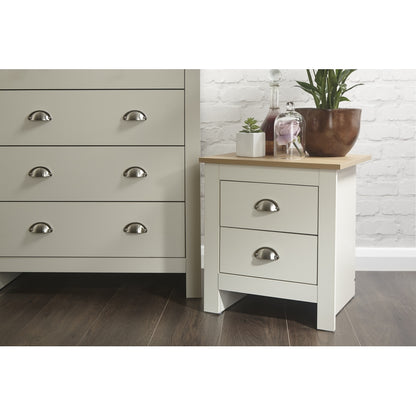 GFW Lancaster 3 Piece Bedroom Furniture Set Cream