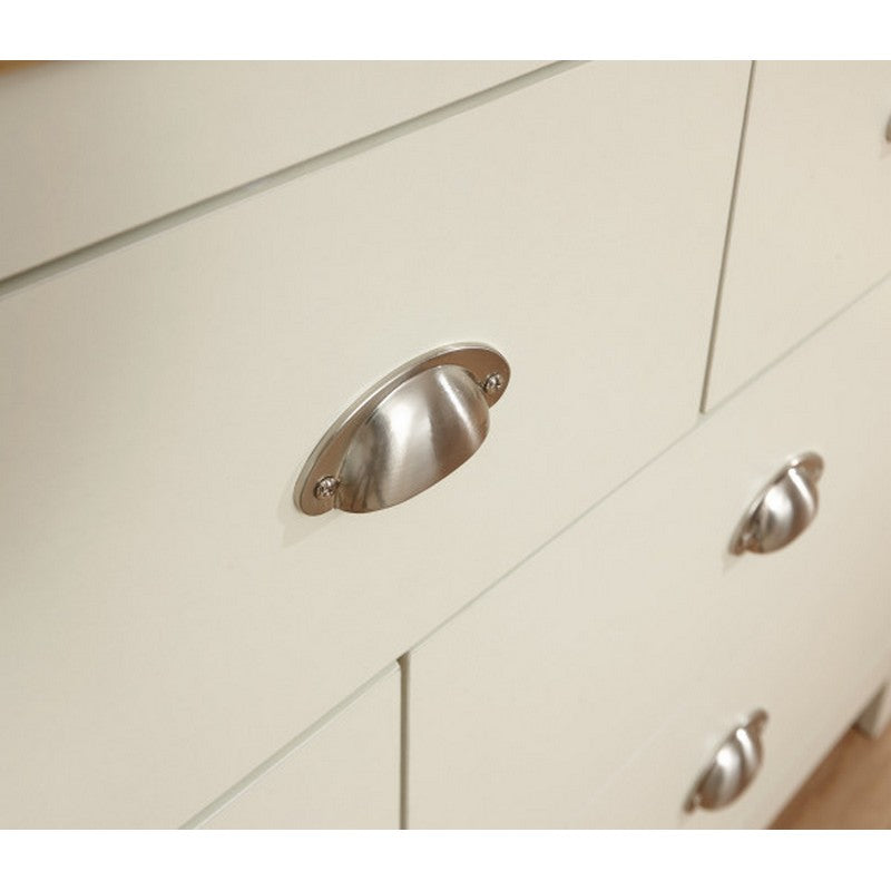 GFW Lancaster Large Chest of Drawers Cream 7 Drawers