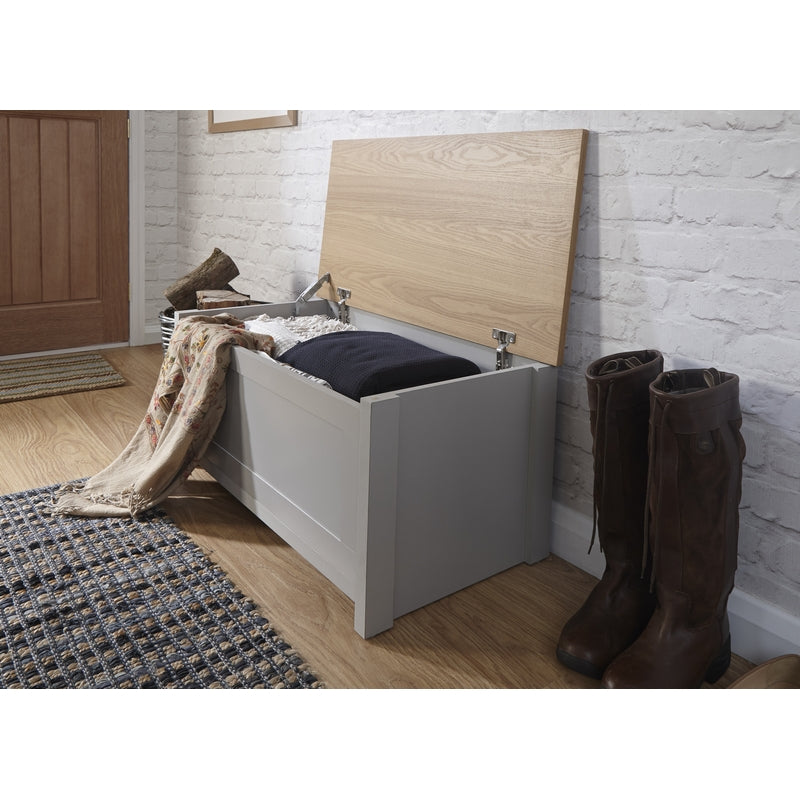 GFW Lancaster Ottoman Wood Grey 1 Door