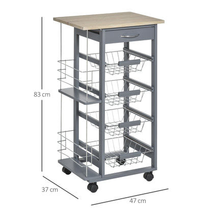 Rolling Kitchen Cart