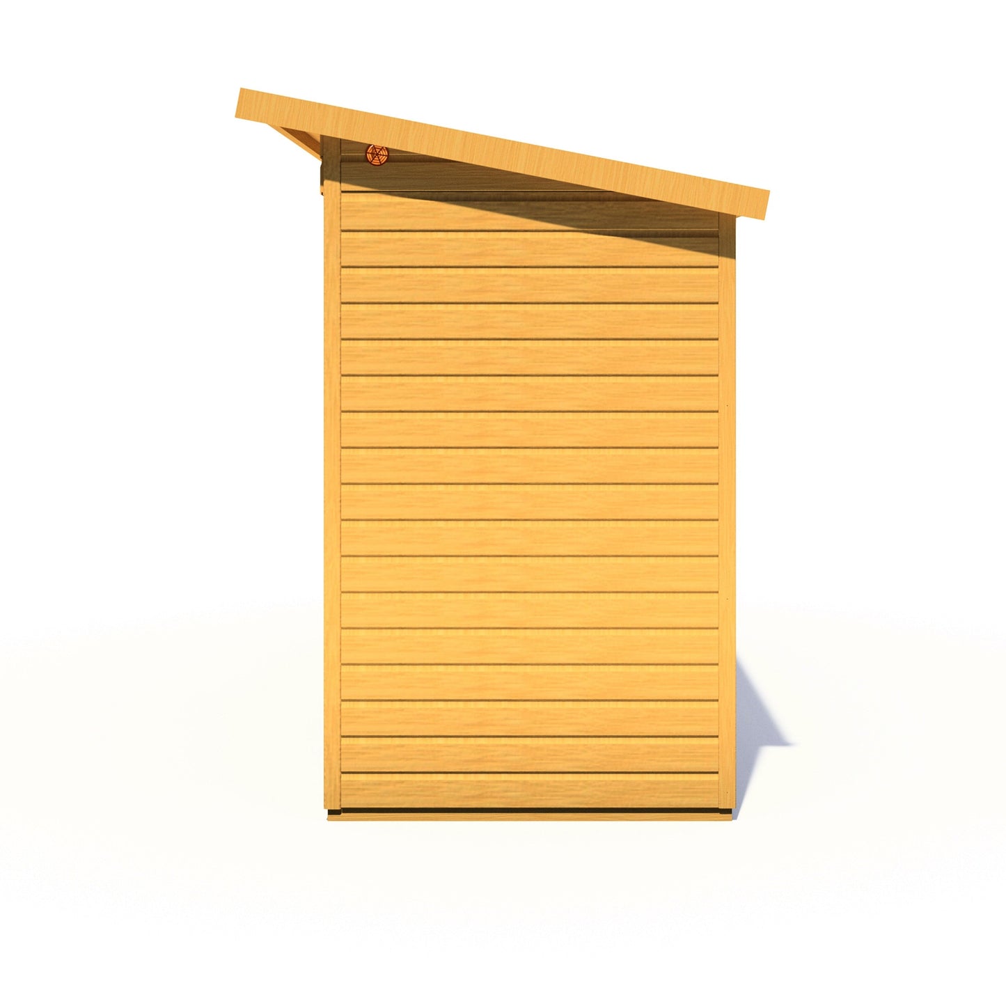 Shire Lela 4' 2" x 11' 8" Pent Summerhouse - Premium Dip Treated Shiplap