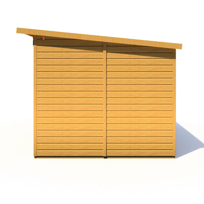 Shire Lela 8' 1" x 11' 8" Pent Summerhouse - Premium Dip Treated Shiplap