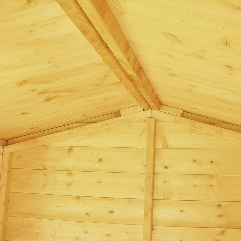 Shire Shire Hi Spec 4' 4" x 6' 2" Apex Shed - Premium Dip Treated Shiplap