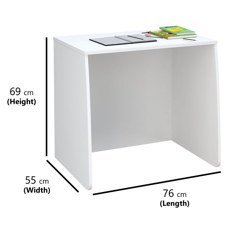 Kudl Desk White - 69cm by Kidsaw