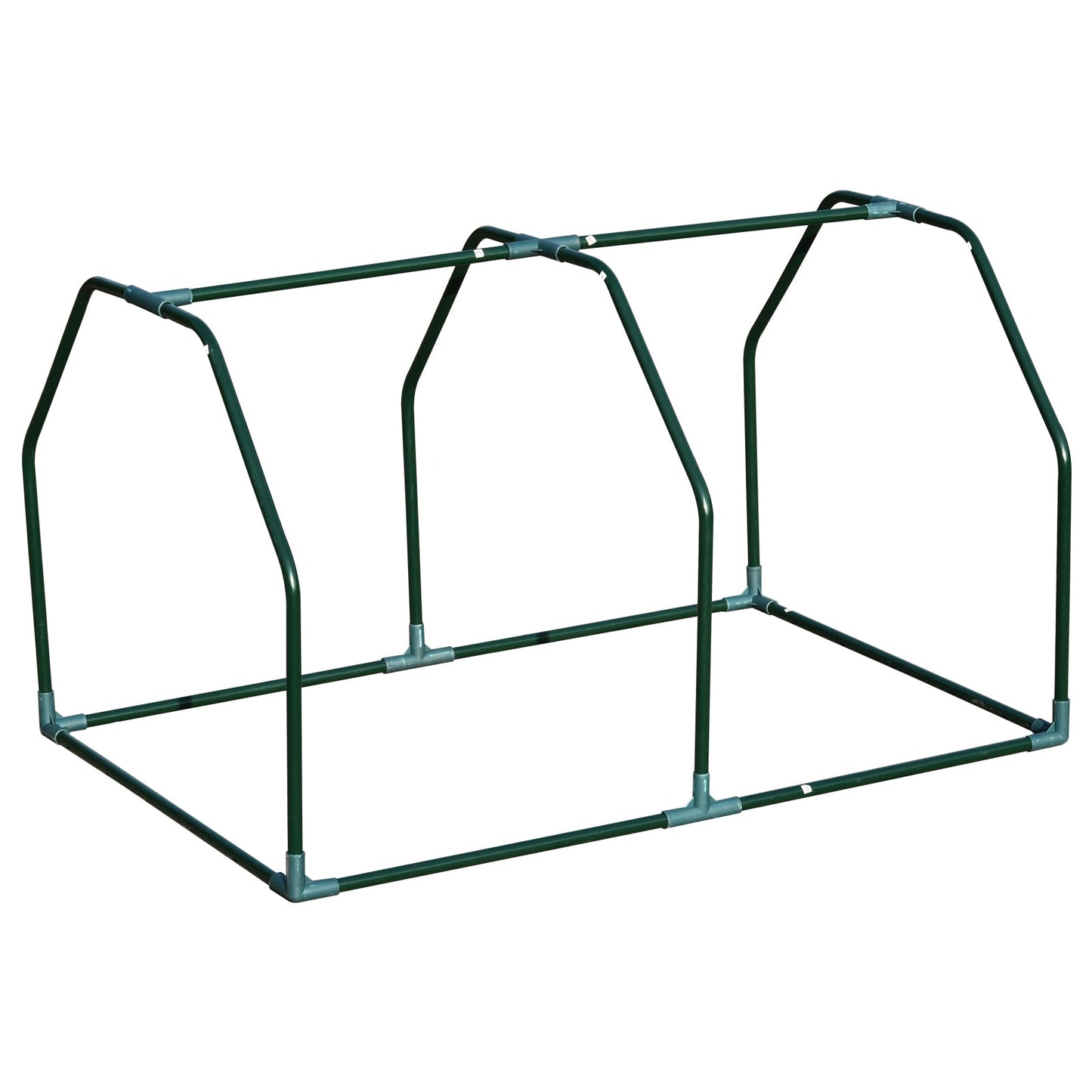 Outsunny 99X71X60cm Mini Pvc Cover Steel Frame Greenhouse White