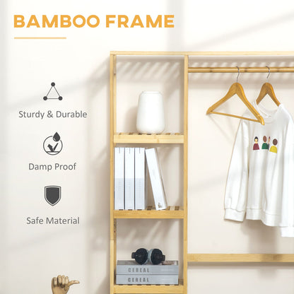 Baboo 155cm Clothing Storage Five Shelf