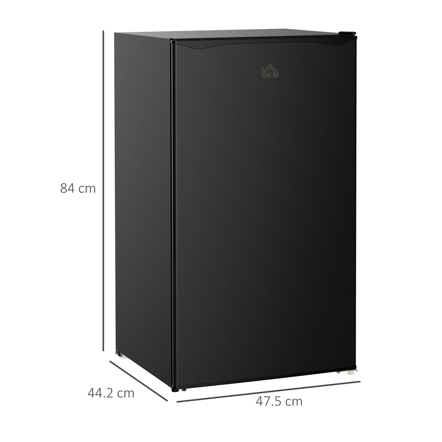 Homcom 91 Litre Freestanding Under Counter Fridge with Chiller Box