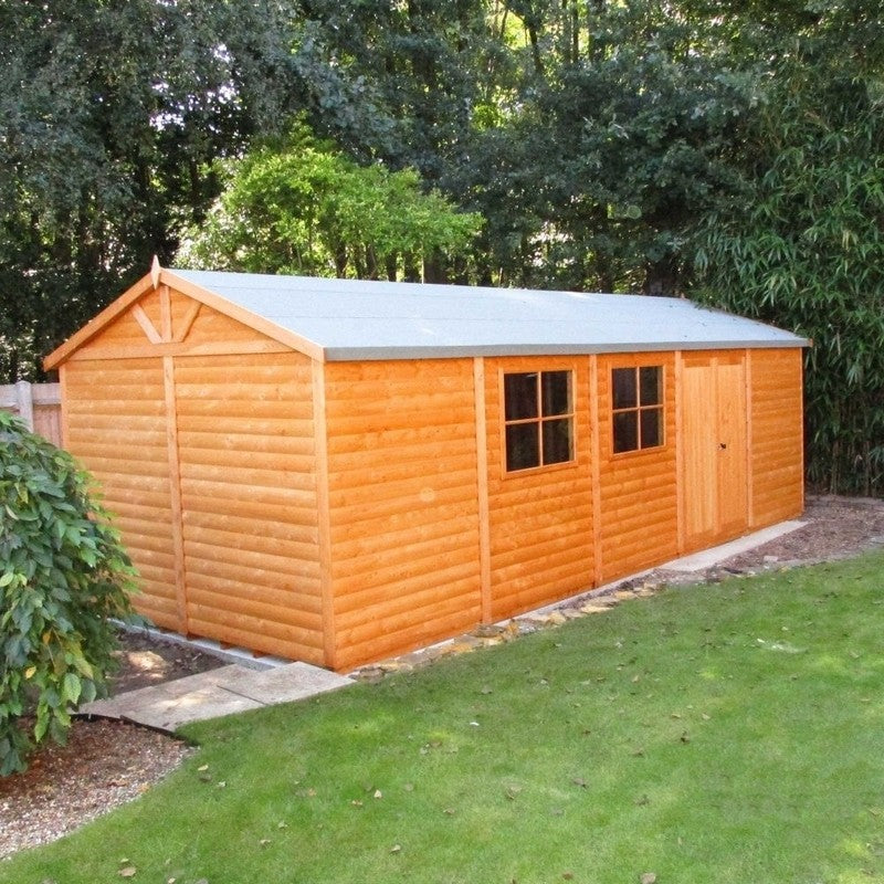 Shire Shire Mammoth 29' 10" x 12' 11" Apex Shed - Premium Coated Shiplap