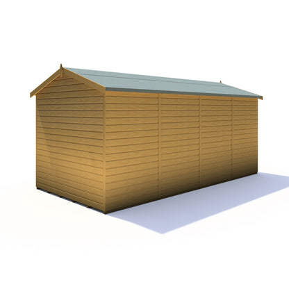 Shire Mayfield 7' 10" x 15' 7" Reverse Apex Summerhouse - Premium Dip Treated Shiplap