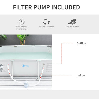 Steel Frame Pool with Filter Pump