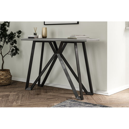 Essentials Weston Console Table Dark Grey