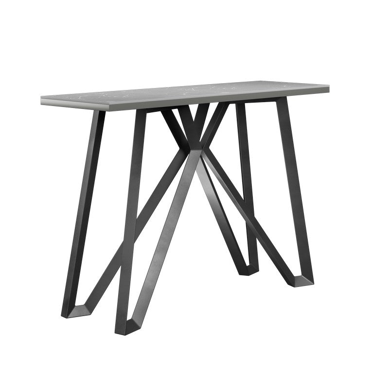 Essentials Weston Console Table Dark Grey