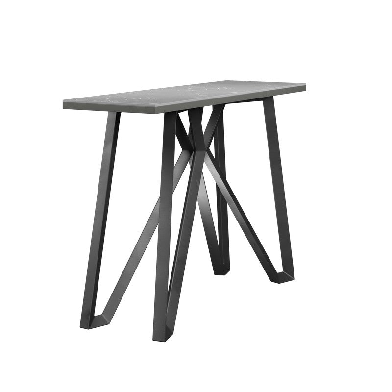 Essentials Weston Console Table Dark Grey