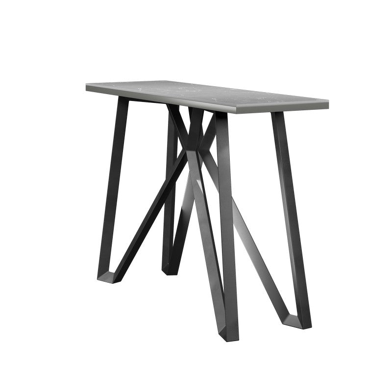 Essentials Weston Console Table Dark Grey