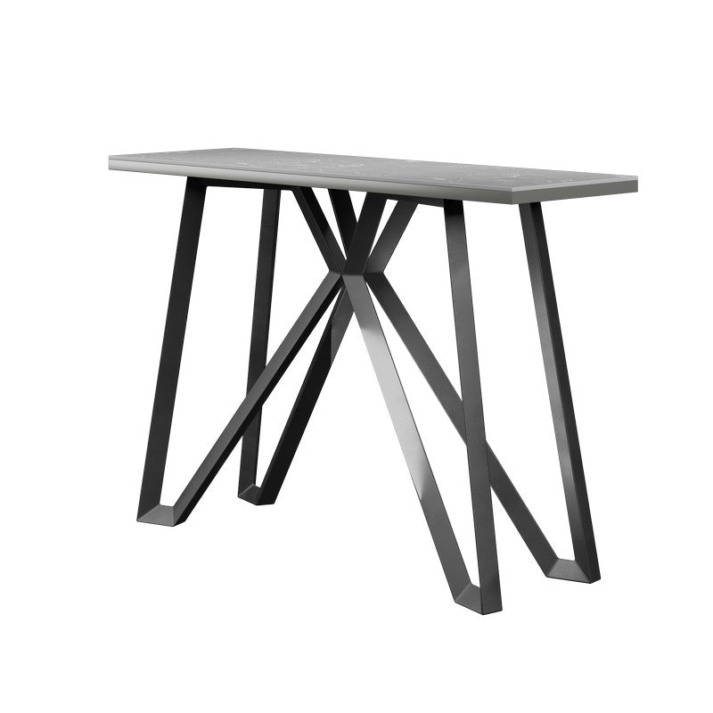 Essentials Weston Console Table Dark Grey