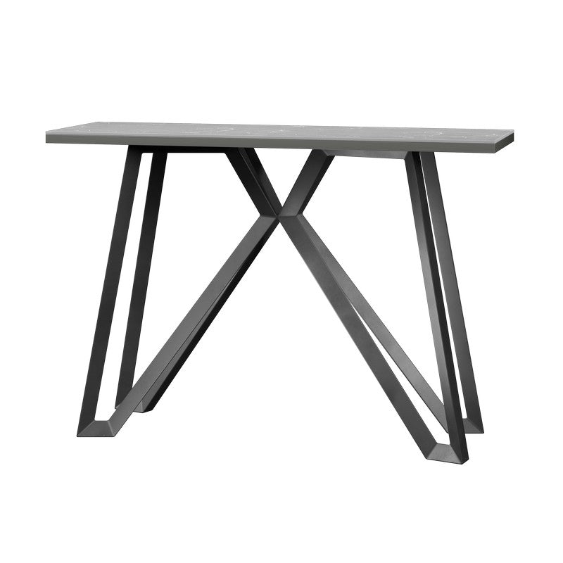 Essentials Weston Console Table Dark Grey