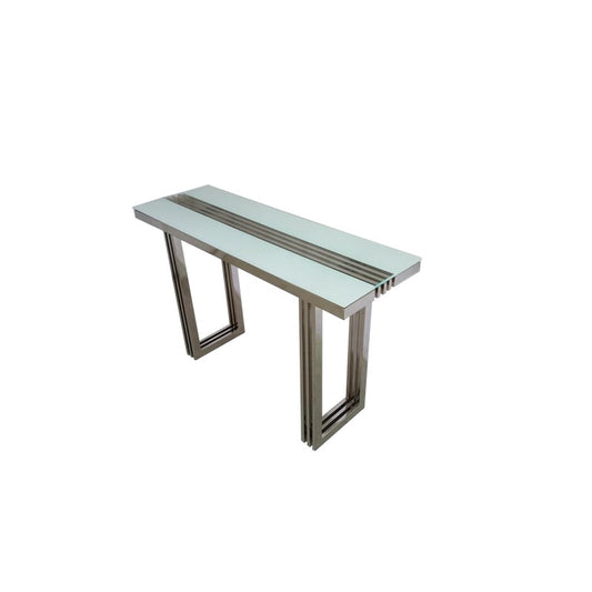 Norfolk Furniture Merrion Console Table Stanless Steel Mirrored