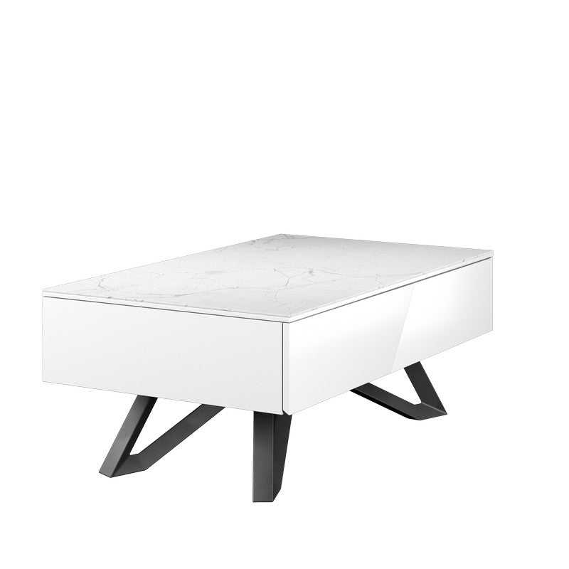 Anglian Furniture Weston Coffee Table White 1 Drawer