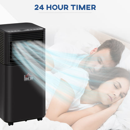 A Rated 8,000 BTU 4-In-1 Portable Dehumindifier With Remote & 24 Hour Timer