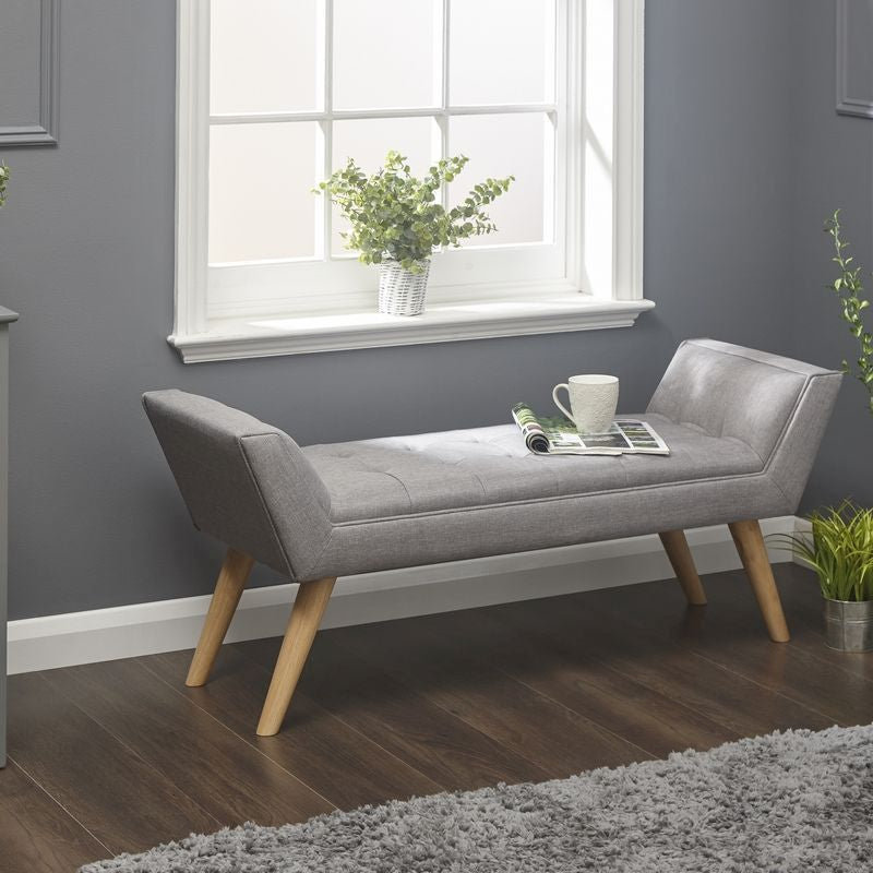 GFW Milan Window Seat Fabric Grey