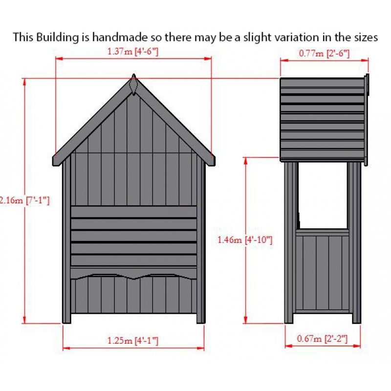 Shire Shire Mimosa Garden Arbour 4' x 2'