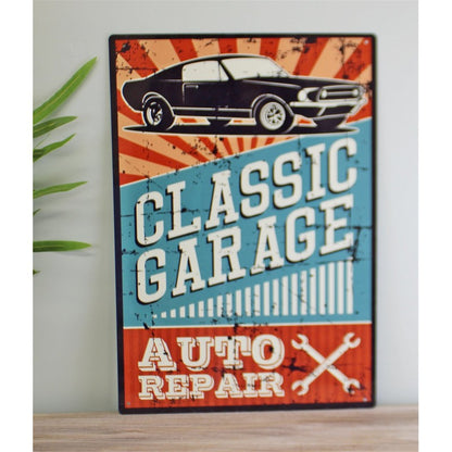 Scarthingwell Vintage Garage Sign Metal Wall Mounted - 40cm