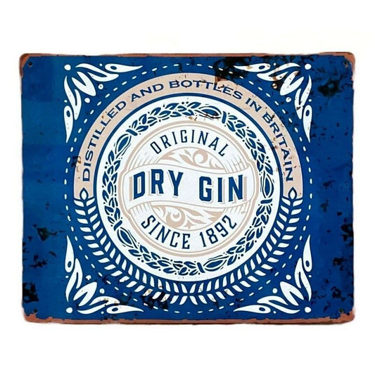 Scarthingwell London Dry Gin Sign Metal Wall Mounted - 40cm