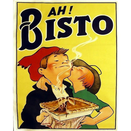 Scarthingwell Vintage Ah Bisto Sign Metal Wall Mounted - 40cm