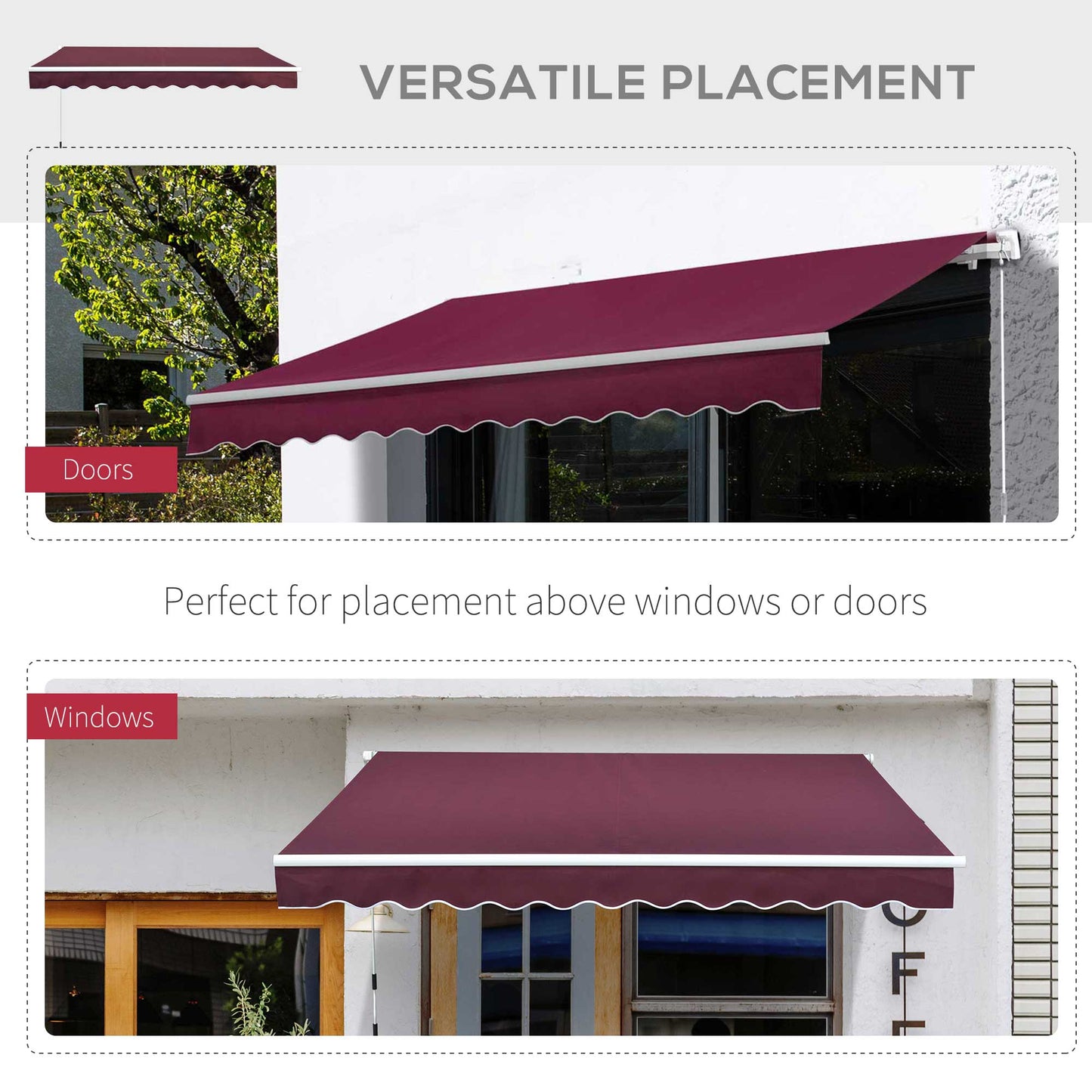 Manual Retractable Awning