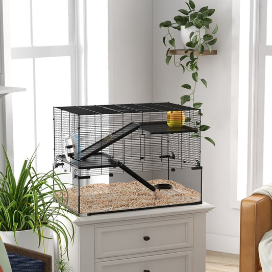 PawHut 3 Tiers Hamster Cage