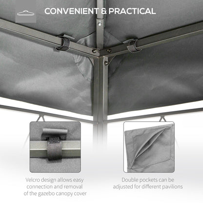 3x4m Gazebo Canopy Replacement Cover