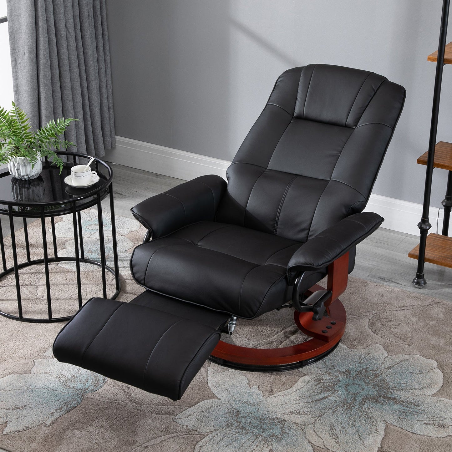 Faux Leather Manual 145° Recliner Chair