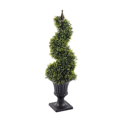 Scarthingwell Boxwood Spiral Topiary Artificial Plant Green - 90cm