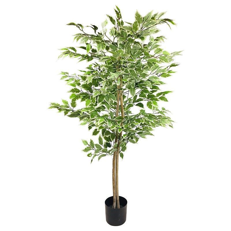 Scarthingwell Ficus Tree Artificial Plant Green - 150cm