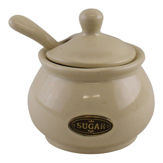 Scarthingwell Country Cottage Sugar Bowl Ceramic Cream - 10cm