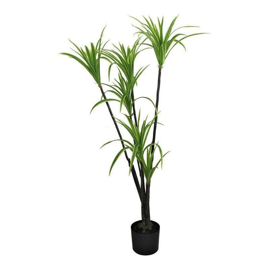 Scarthingwell Dracaena Marginata Tree Artificial Plant Green - 120cm