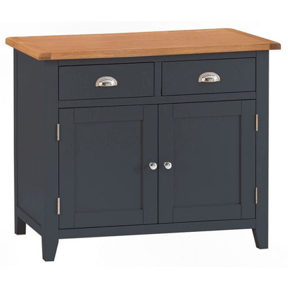 Norfolk Furniture Aurora Midnight Sideboard Oak 2 Doors 2 Drawers