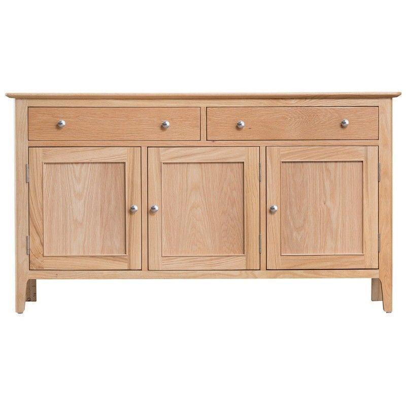 Bayview Sideboard Oak 3 Door 2 Drawer