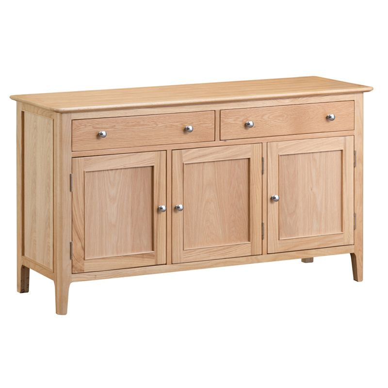 Bayview Sideboard Oak 3 Door 2 Drawer