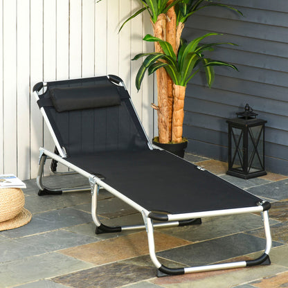 Outsunny Foldable Sun Lounger