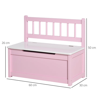 Two-In-One Wooden Toy Box