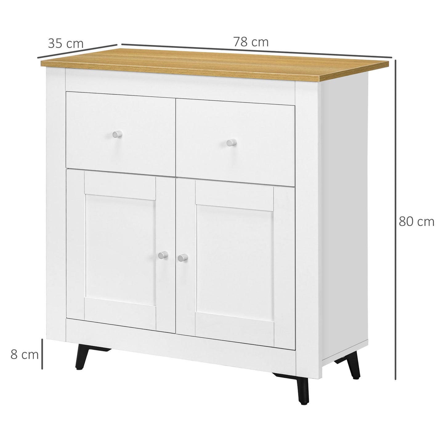 Homcom Sideboard Storage Cabinet