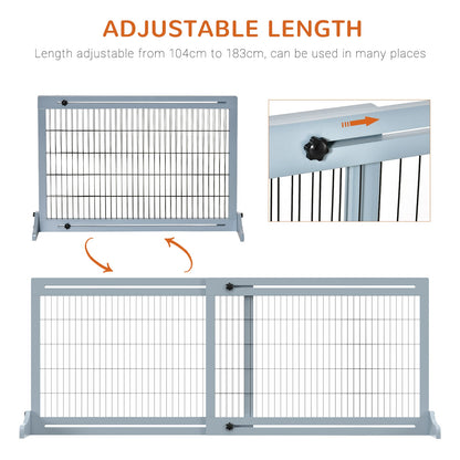 PawHut Freestanding Dog Gate