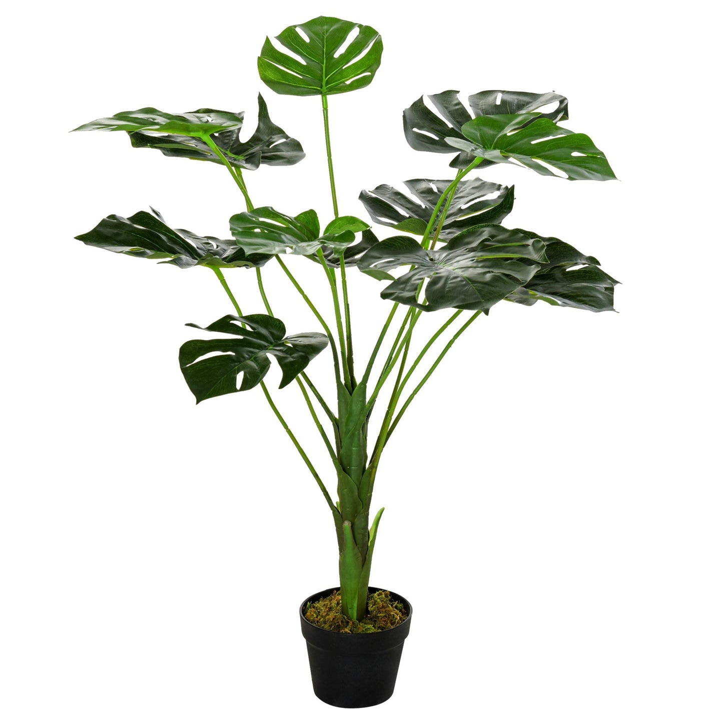 Decorative Artificial Monstera Plants in Pot Fake Plants for Home Indoor Outdoor Decor