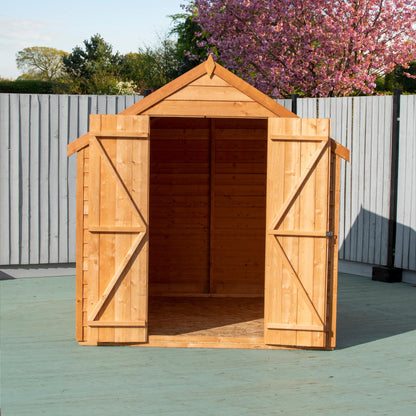 Shire Cromer 6' 5" x 8' 1" Apex Shed - Premium Pressure Treated Overlap