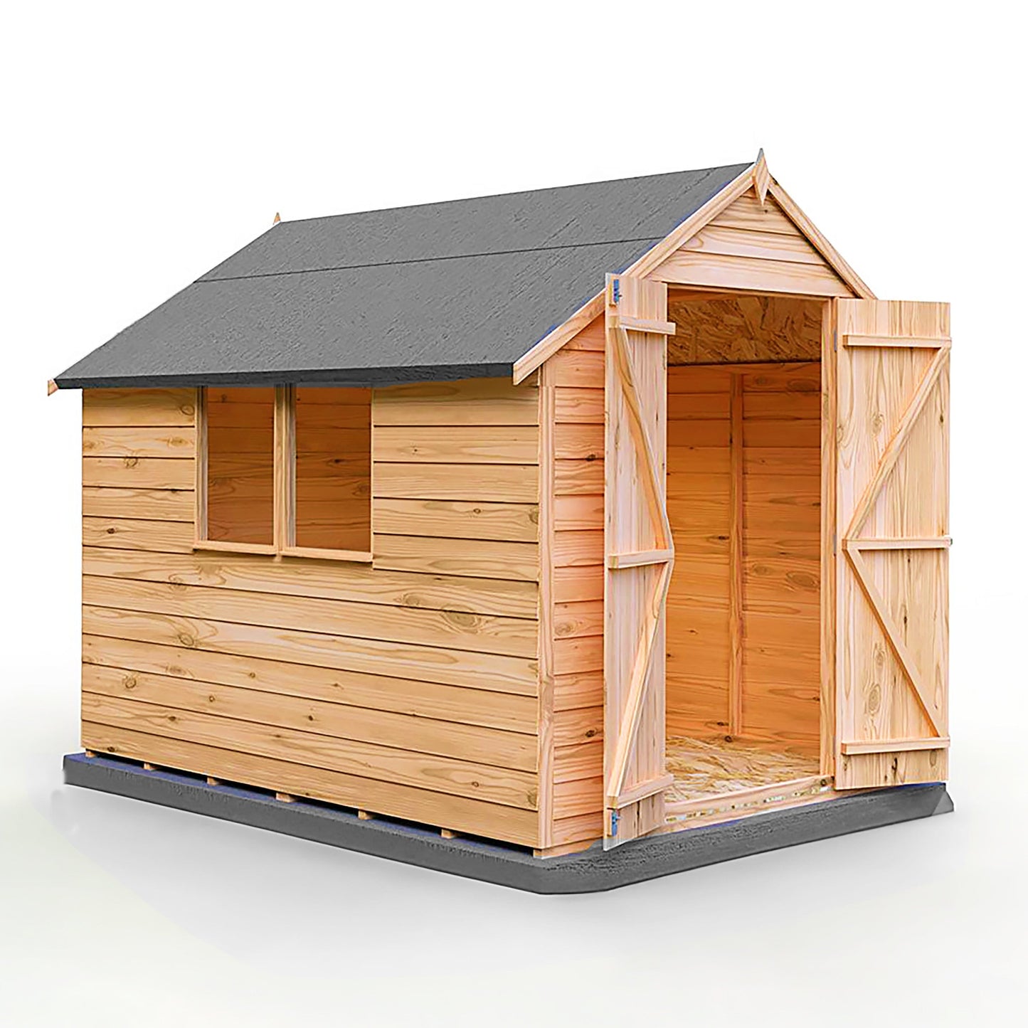 Shire Cromer 6' 5" x 8' 1" Apex Shed - Premium Pressure Treated Overlap